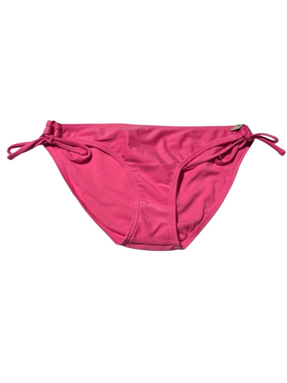 Arizona Jean Co Pink Bikini Bottom Size Medium Adjustable Side Ties Swimwear